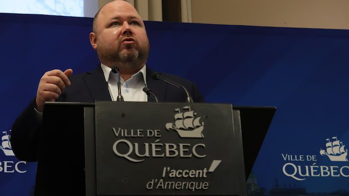 Claude Villeneuve, leader of Quebec First.
