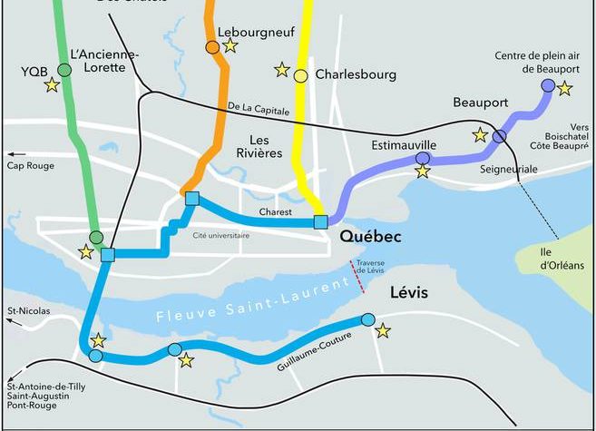 A "21st century" tramway is proposed for Quebec