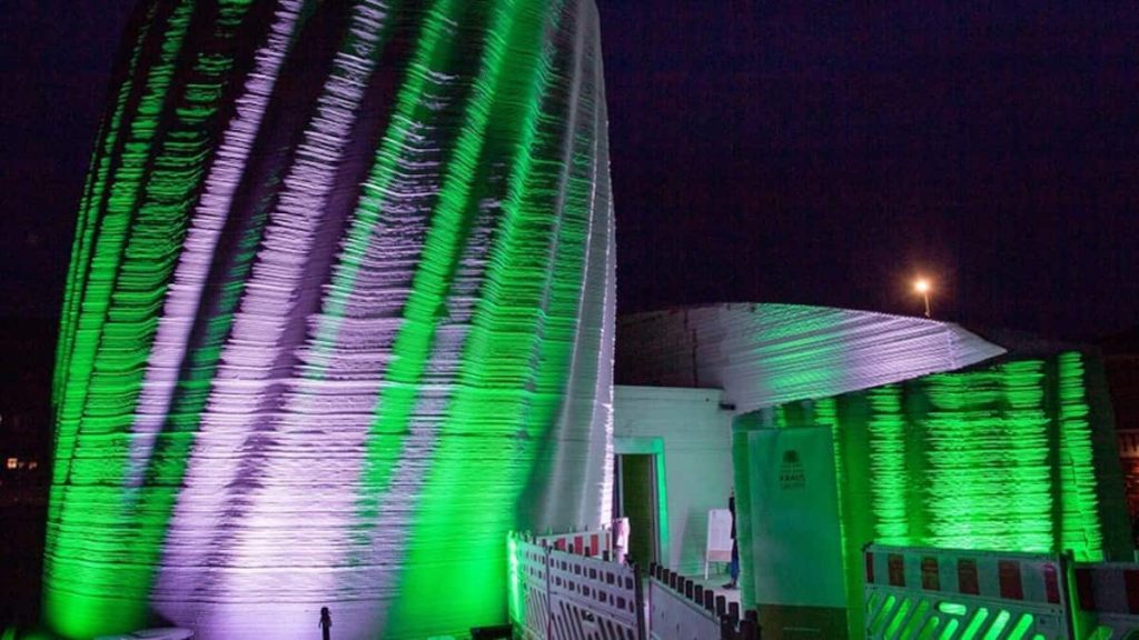 A 3D printed building built in just 140 hours