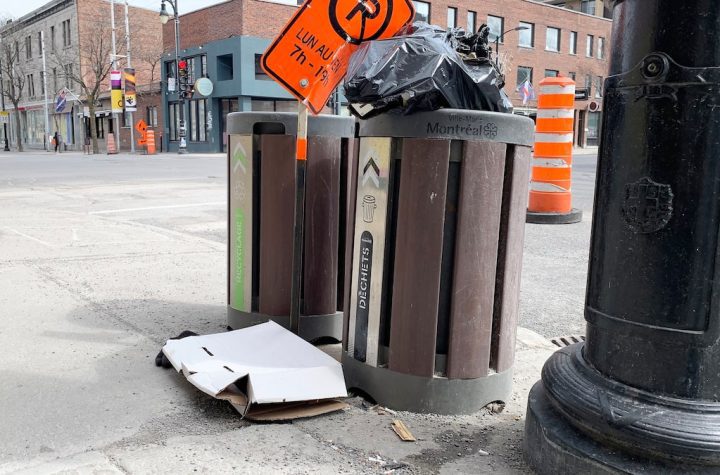 Montreal is still very dirty at the start of the big cleanup