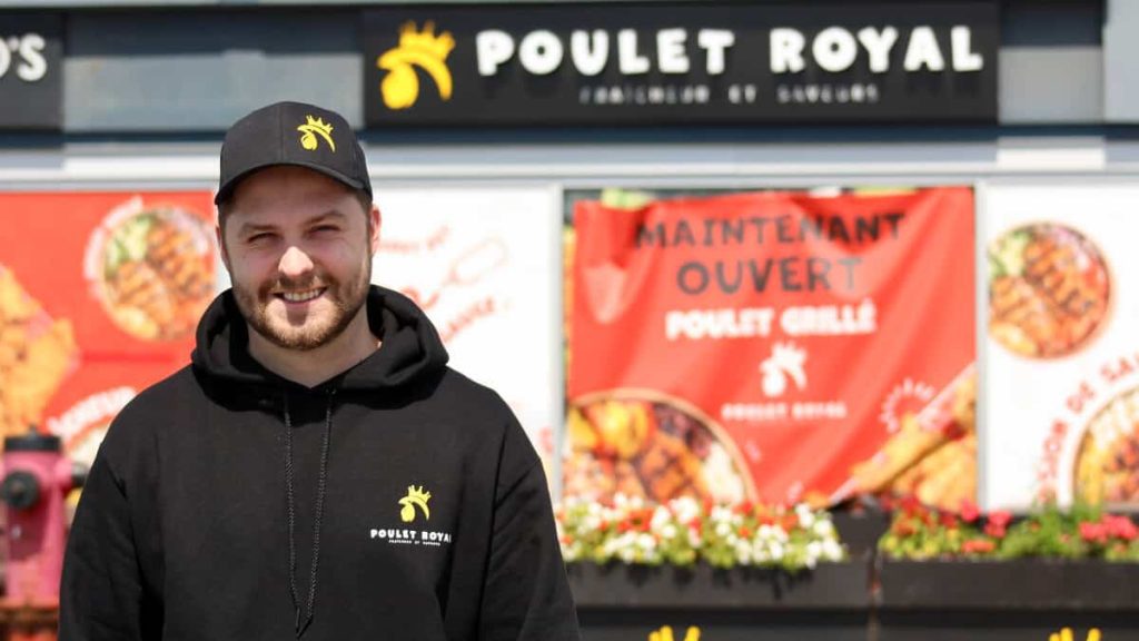 A monster craze over their fried chicken: The new Poulet Royale chain is attracting crowds