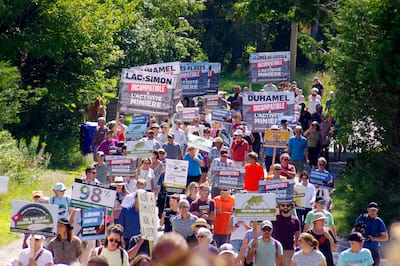 Residents of Autauis, thirty kilometers from Mont-Tremblant, fear that an open-pit mine comparable to the one dug by Osisko will replace large parts of the Malartic municipality of Abitibi and be authorized on their territory.