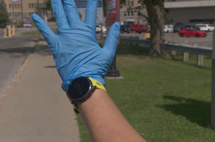 Nurses are forced to use non-compliant gloves