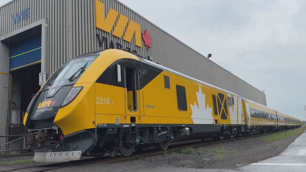 VIA Rail's new "Ferrari" had to run on "country roads".