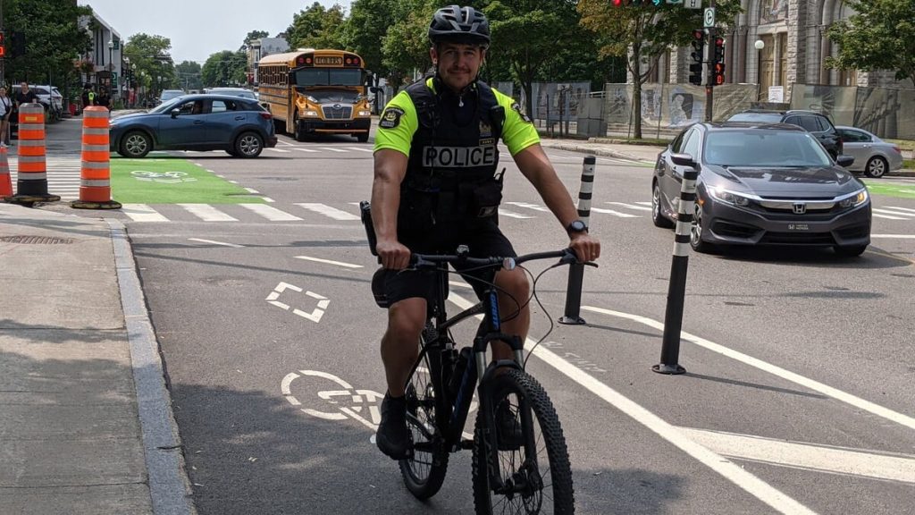 Chemin Saint-Foy: A new cycle link in the eyes of the police