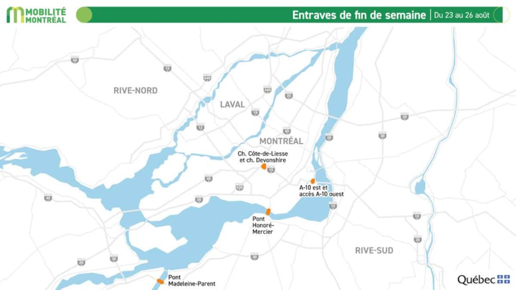 Difficult to predict traffic: the Honore-Mercier bridge to be avoided at the end of the week