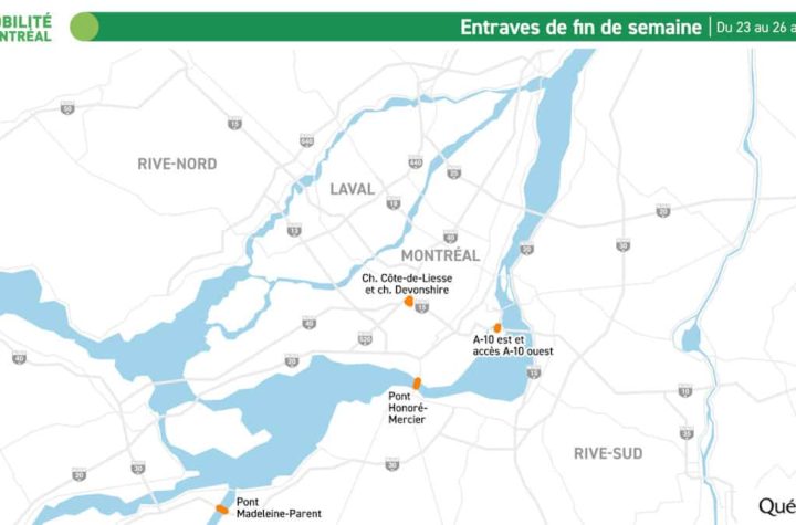 Difficult to predict traffic: the Honore-Mercier bridge to be avoided at the end of the week