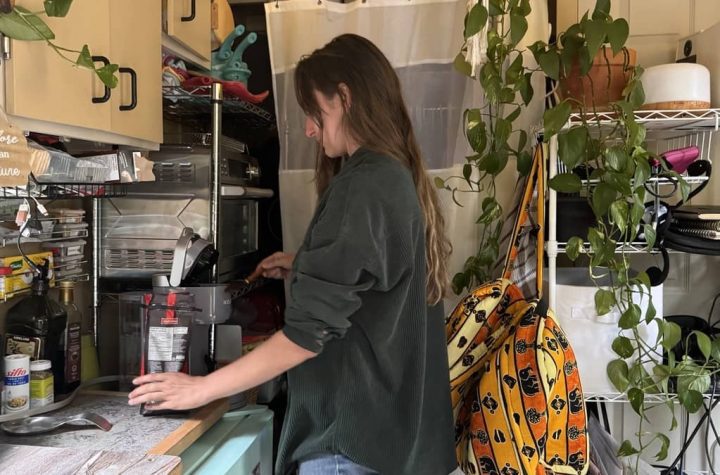 "It does me a lot of good": She escapes the pressures of the city to live in a 96-square-foot forest