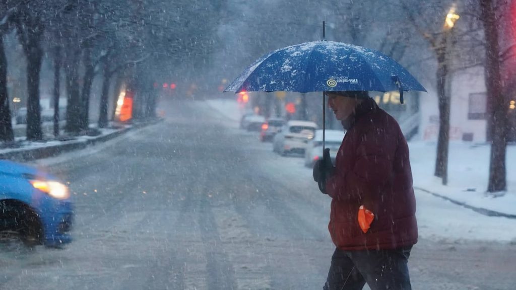 Rain and snow in some areas