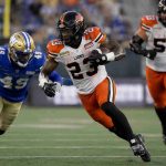 Horvath’s Three Touchdowns Power B.C. Lions Past Blue Bombers in Winnipeg